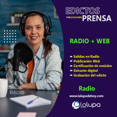 Edictos y Avisos Legales -Lalupa Radio